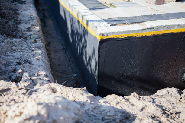 Professional Waterproofing technician working in Conesville, OH